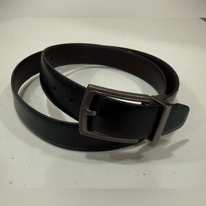 Kenneth Cole reaction black faux leather belt Size L (38-40)